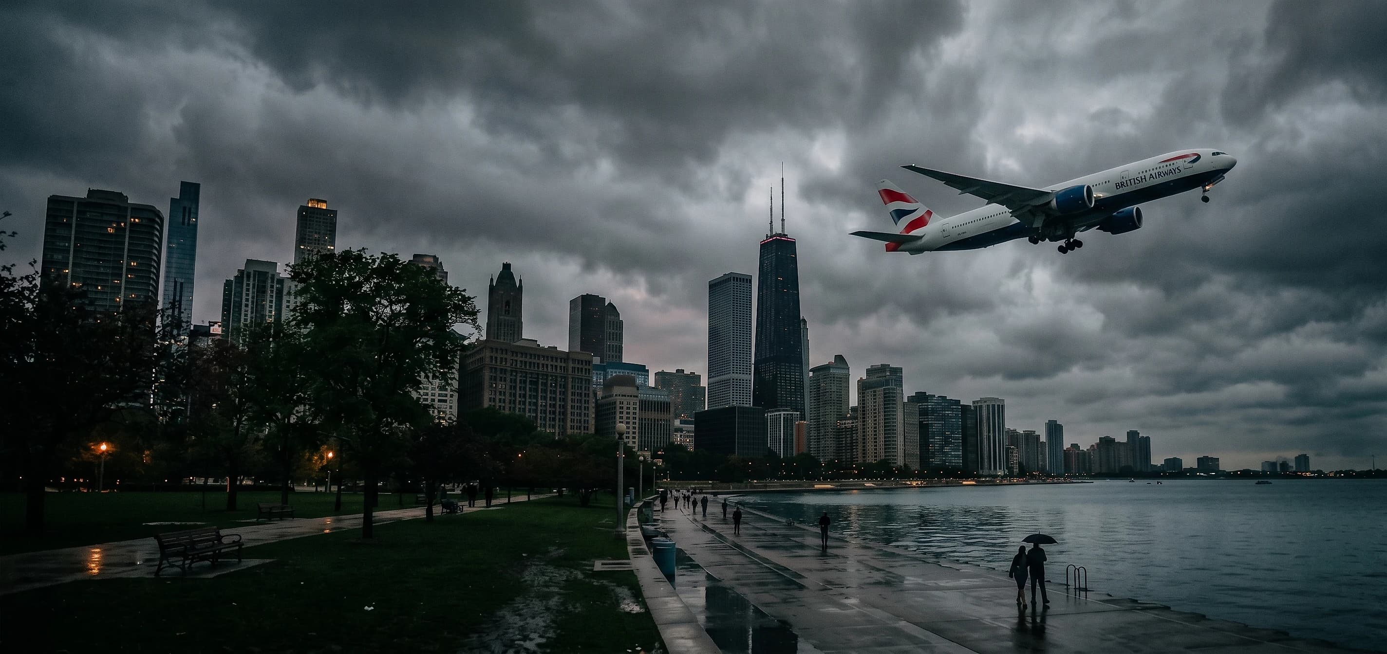 Business class flights from Chicago to London